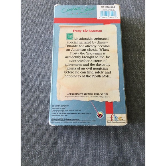 Frosty the Snowman (VHS, 1998) Christmas Classics Series vintage fhe - Picture 6 of 12